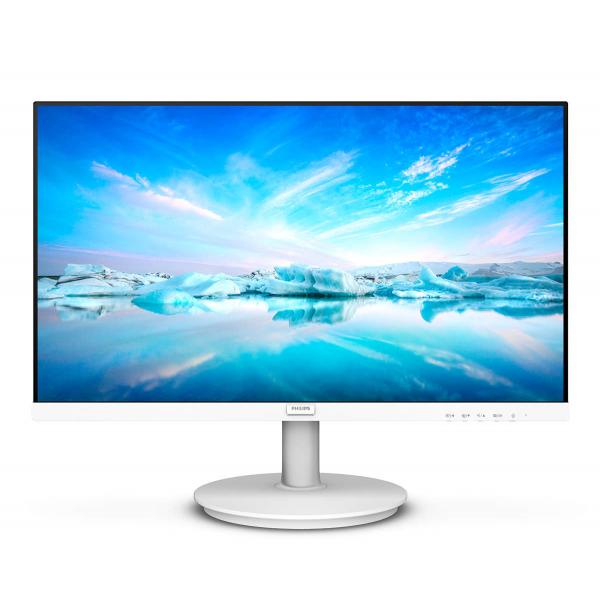 PHILIPS MONITOR 23,8 LED IPS 16:9 FHD 4MS 250 CDM, INCLINABILE, VGA/HDMI, MULTIMEDIALE, BIANCO [241V8AW]