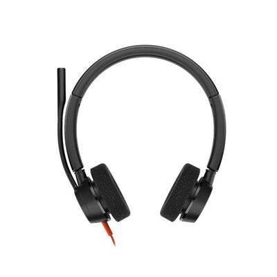 HP Poly Cuffie stereo Poly Blackwire 3320 con connettore USB-C + adattatore USB-C/A [8X219AA]