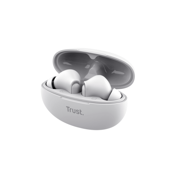 TRUST EARBUDS YAVI BT ENC, BIANCO [25172]