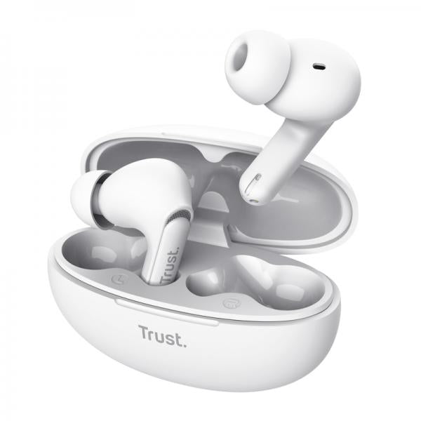 TRUST EARBUDS YAVI BT ENC, BIANCO [25172]