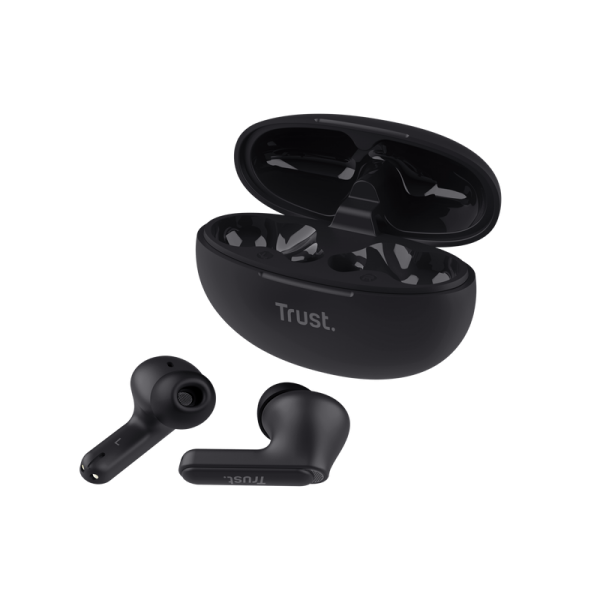 TRUST EARBUDS YAVI BT ENC, NERO [25296]