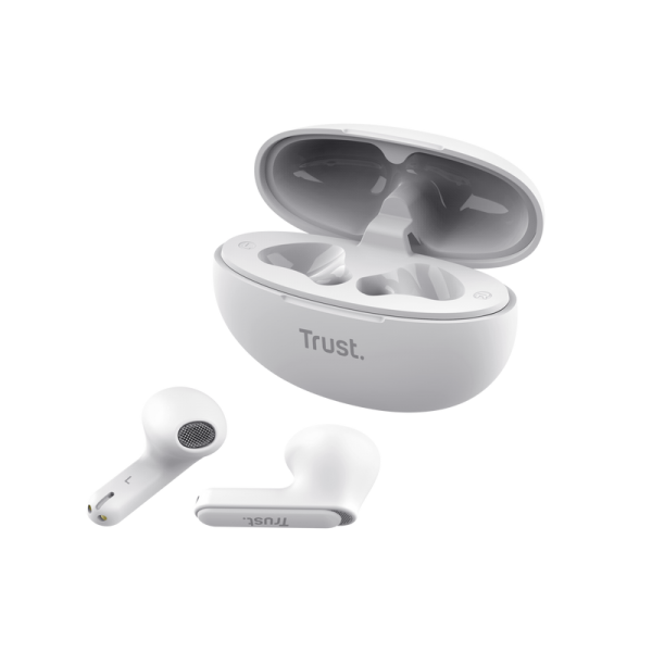 TRUST CUFFIE YAVI BT ENC, BIANCO [25173]