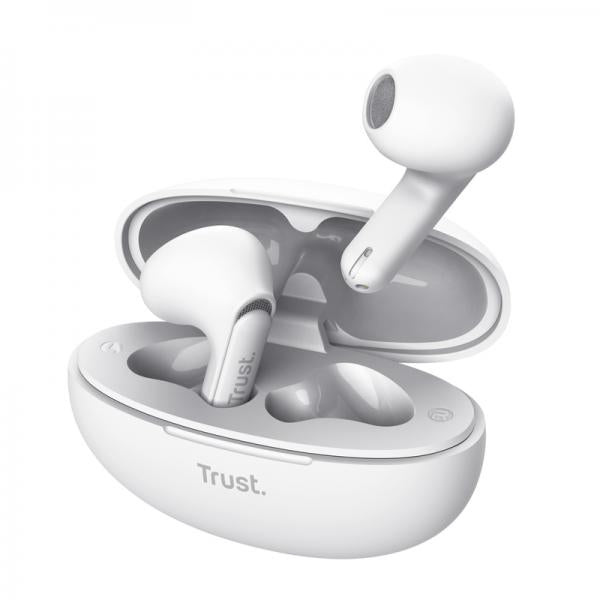 TRUST CUFFIE YAVI BT ENC, BIANCO [25173]