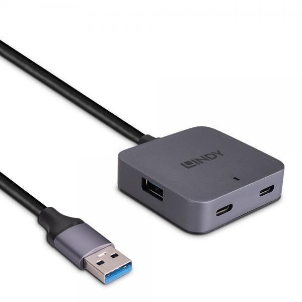 LINDY HUB USB 3.0 5M, 4 PORTE [43388]