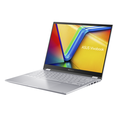 ASUS Vivobook S 14 Flip TP3402VA-LZ325W Intel Core i5 i5-1335U Ibrido (2 in 1) 35,6 cm (14") Touch screen WUXGA 8 GB DDR4-SDRAM 512 GB SSD Wi-Fi 6E (802.11ax) Windows 11 Home Argento [TP3402VA-LZ325W]