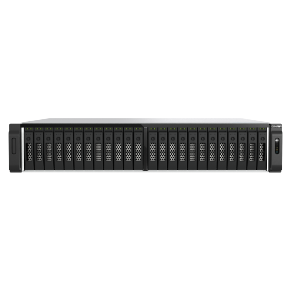 QNAP TS-H3077AFU-R7-64G server NAS e di archiviazione Armadio (2U) AMD Ryzen 5 64 GB DDR5 0 TB QuTS hero Nero, Metallico [TS-H3077AFU-R7-64G]