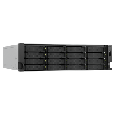 QNAP TS-H1677AXU-RP Server di archiviazione Armadio (3U) AMD Ryzen 7 7745 32 GB DDR5 0 TB QNAP QTS Nero, Grigio [TS-H1677AXU-RP-R7-32G]