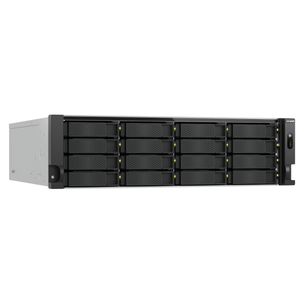 QNAP TS-H1677AXU-RP Server di archiviazione Armadio (3U) AMD Ryzen 7 7745 32 GB DDR5 0 TB QNAP QTS Nero, Grigio [TS-H1677AXU-RP-R7-32G]