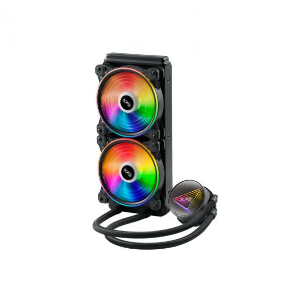 ADATA XPG DISSIPATORE CPU ACQUA LEVANTE X 240 ARGB BLACK RGB MIRROR PUMP HEAD [ADLEVANTEX240BKCWW]