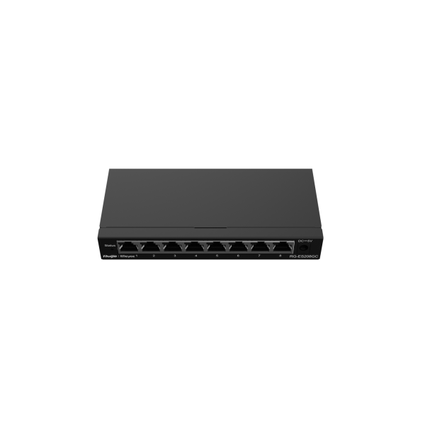 REYEE SMART SWITCH 8 PORTE GIGABIT (CHASSIS METALLICO DESKTOP) [RG-ES208GC]