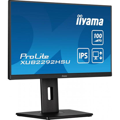 Iiyama ProLite 22 inch - Full HD IPS LED Monitor - 1920x1080 - Pivot / HAS [XUB2292HSU-B6]