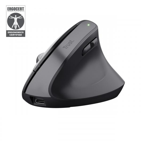 TRUST MOUSE ERGONOMICO WIRELESS, BAYO+ [25146]