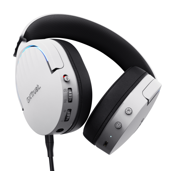 TRUST CUFFIE GXT491W FAYZO WIRELESS BIANCO [25304]