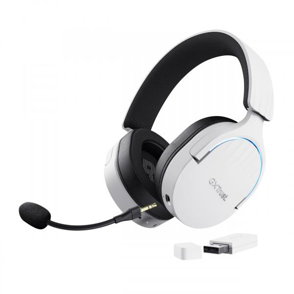 TRUST CUFFIE GXT491W FAYZO WIRELESS BIANCO [25304]