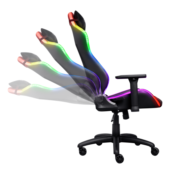 TRUST SEDIA GAMING GXT719 RUYA RGB, NERO [25185]