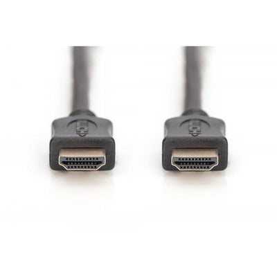 Digitus HDMI High Speed connection cablee - type A M/M - 3m - Ultra HD 60p - Gold - Black [AK-330107-030-S]