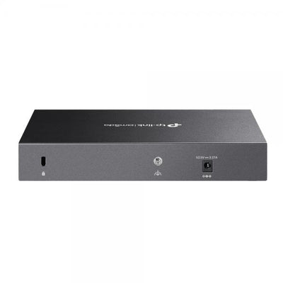 TP-Link - SG2210XMP-M2 - Omada 8-Port 2.5GBASE-T and 2-Port 10GE SFP+ Smart Switch with 8-Port PoE+, 8 2.5G PoE+ Ports, 2 10G SFP+ Slots, 802.3at/af, 160 W PoE Power, Desktop & Fanless Steel Case [SG2210XMP-M2]