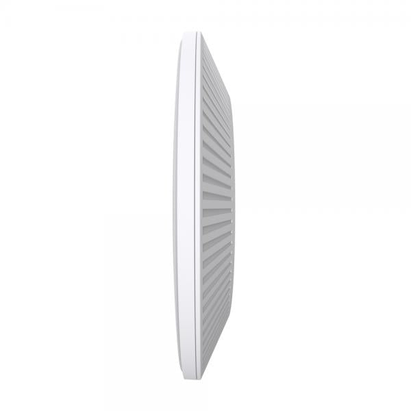 TP-Link - EAP673 - AX5400 Ceiling Mount Dual-Band Wi-Fi 6 Access Point, 1x 2.5 Gigabit RJ45 Port, 574Mbps at 2.4 GHz + 4804 Mbps at 5 GHz, 802.3at POE and DC (adapter not included) power supply, 6x I [EAP673]