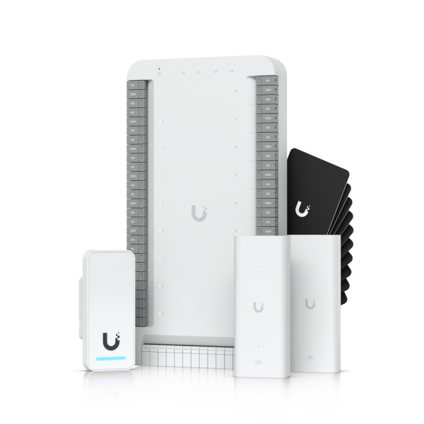 Ubiquiti - UA-SK-Elevator - Connects to in-elevator readers using PoE to authorize user's floor selection. Support for up to 18 floors and digital inputs for car status and emergency, (1) Elevator Hub [UA-SK-Elevator]