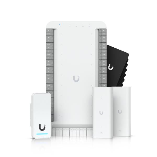 Ubiquiti - UA-SK-Elevator - Connects to in-elevator readers using PoE to authorize user's floor selection. Support for up to 18 floors and digital inputs for car status and emergency, (1) Elevator Hub [UA-SK-Elevator]