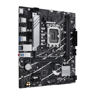 ASUS MB B760, PRIME B760M-R D4, LGA1700, DDR4, 2 X DIMM SLOTS, MAX. 64GB , 90MB1HA0-M0EAY0 [PRIME B760M-R D4]