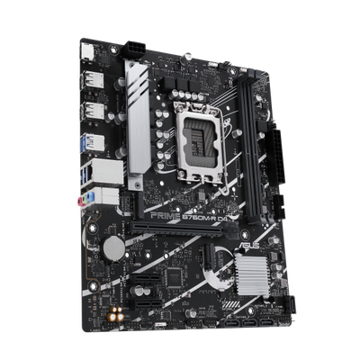 ASUS MB B760, PRIME B760M-R D4, LGA1700, DDR4, 2 X DIMM SLOTS, MAX. 64GB , 90MB1HA0-M0EAY0 [PRIME B760M-R D4]