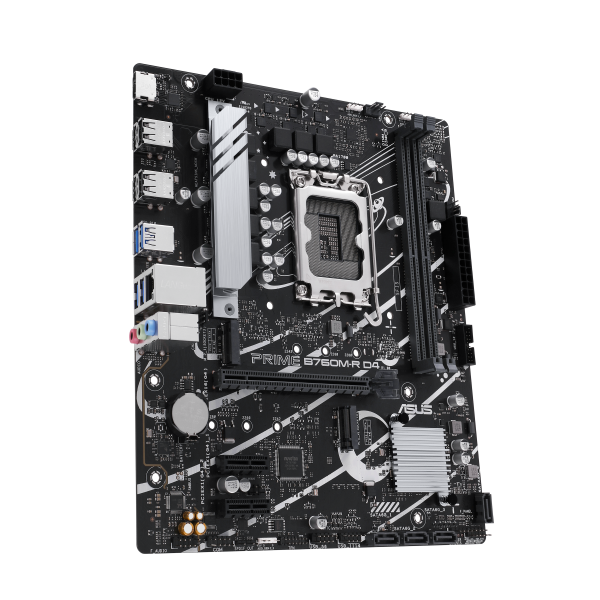 ASUS MB B760, PRIME B760M-R D4, LGA1700, DDR4, 2 X DIMM SLOTS, MAX. 64GB , 90MB1HA0-M0EAY0 [PRIME B760M-R D4]