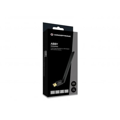Conceptronic Long Range Bluetooth 5.3 USB Adapter - External Antenna [ABBY17B]