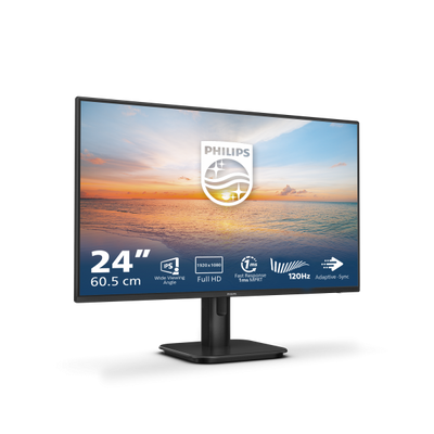 PHILIPS MONITOR 23,8 LED IPS 16:9 FHD 1MS 250 CDM 100HZ, VGA/HDMI, MULTIMEDIALE [24E1N1100A]