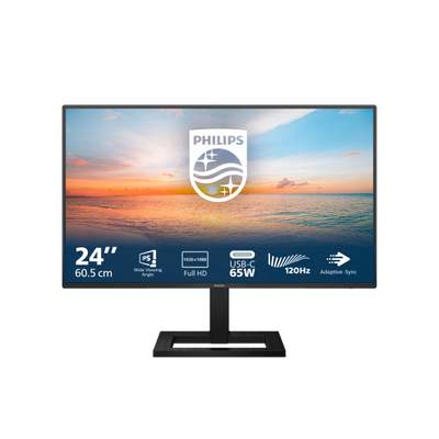 Philips Serie 1000 24E1N1300AE/00 Monitor PC 60,5 cm (23.8") 1920 x 1080 Pixel Full HD LCD Nero [24E1N1300AE/00]
