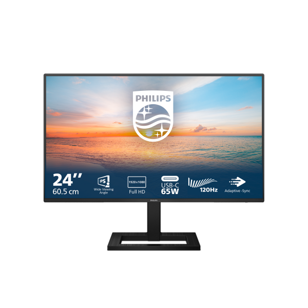 Philips Serie 1000 24E1N1300AE/00 Monitor PC 60,5 cm (23.8") 1920 x 1080 Pixel Full HD LCD Nero [24E1N1300AE/00]