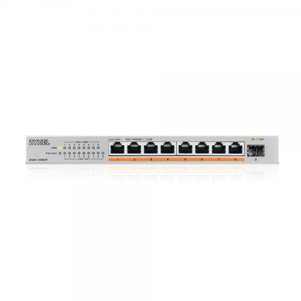 Zyxel XMG-108HP Non gestito 2.5G Ethernet (100/1000/2500) Supporto Power over Ethernet (PoE) [XMG-108HP-EU0101F]
