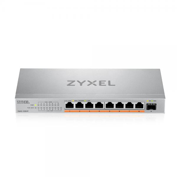 Zyxel XMG-108HP Non gestito 2.5G Ethernet (100/1000/2500) Supporto Power over Ethernet (PoE) [XMG-108HP-EU0101F]