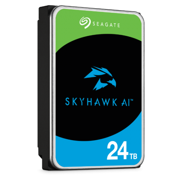 Seagate SkyHawk AI disco rigido interno 24 TB 7200 Giri/min 512 MB 3.5" Serial ATA III [ST24000VE002]