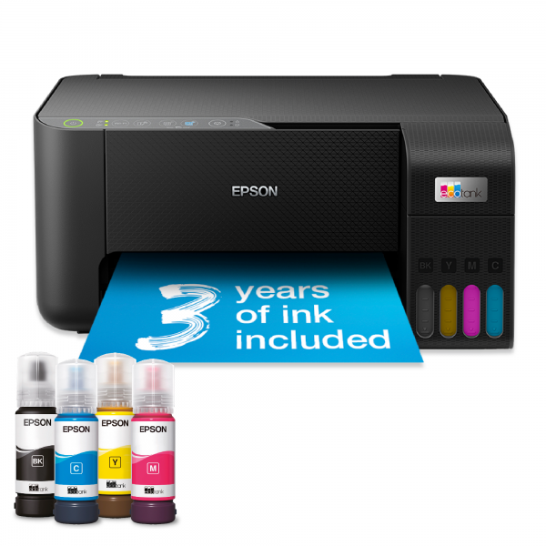 EPSON MULTIFUNZIONE INK A4 COLORE, ECOTANK ET-2860, 33PPM, USB/WIFI, 3 IN 1 [C11CJ67428_S]