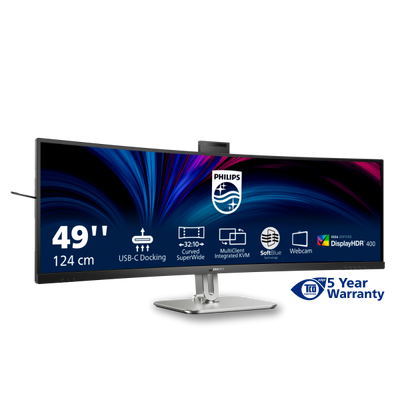 Philips 49B2U6900CH/00 Monitor PC 124 cm (48.8") 5120 x 1440 Pixel Dual QHD LCD Nero [49B2U6900CH/00]