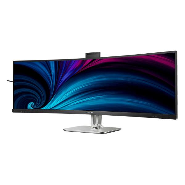 PHILIPS MONITOR CURVO 49 LED VA DUAL QHD 32:9 4MS 450 CDM, USB-C DOCK, WEBCAM, REG ALTEZZA, DP/HDMI, MULTIMEDIALE [49B2U6900CH]