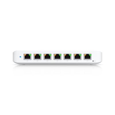 Ubiquiti - USW-Ultra - UniFi 8 Port Layer 2 switch with 7 GbE PoE+ output ports, 1 GbE PoE++ input port for power [USW-Ultra]