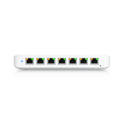 Ubiquiti - USW-Ultra - UniFi 8 Port Layer 2 switch with 7 GbE PoE+ output ports, 1 GbE PoE++ input port for power [USW-Ultra]