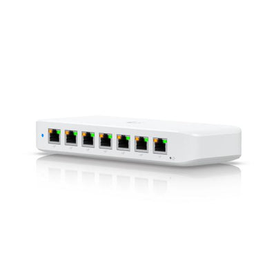 Ubiquiti - USW-Ultra - UniFi 8 Port Layer 2 switch with 7 GbE PoE+ output ports, 1 GbE PoE++ input port for power [USW-Ultra]