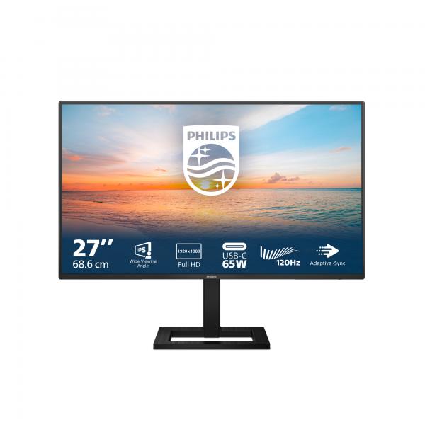 PHILIPS MONITOR 27 LED IPS 16:9 FHD 1MS 250 CDM 100HZ, REG ALTEZZA, USB-C DOCK, HDMI, MULTIMEDIALE [27E1N1300AE]
