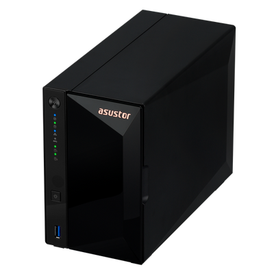 Asustor DRIVESTOR 2 Pro Gen2 AS3302T v2 NAS Collegamento ethernet LAN Nero RTD1619B [AS3302TV2]