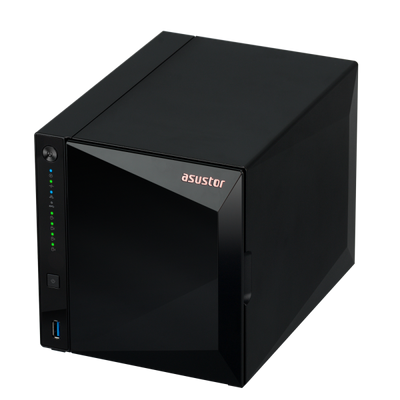 Asustor DRIVESTOR 4 Pro Gen2 AS3304T V2 NAS Realtek RTD1619B 2 GB DDR4 ADM Nero [AS3304TV2]