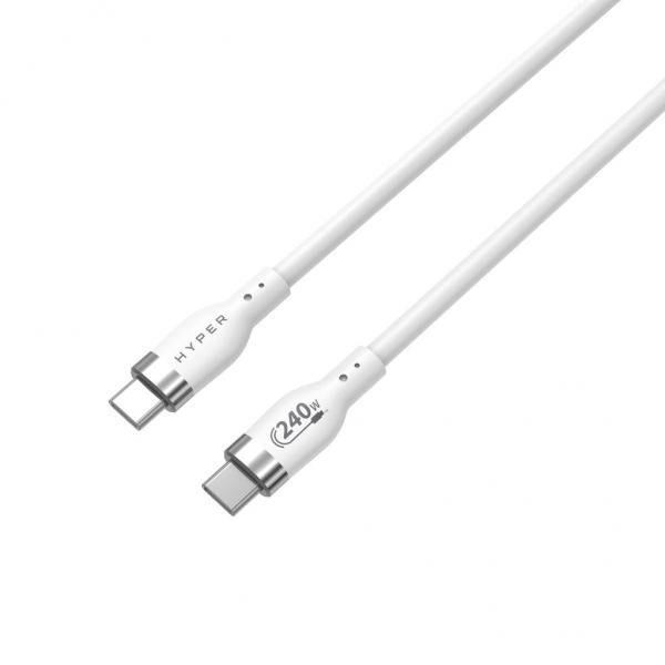 2M 240W USB-C CHARGE CABLE WHITE [HJ4002WHGL]