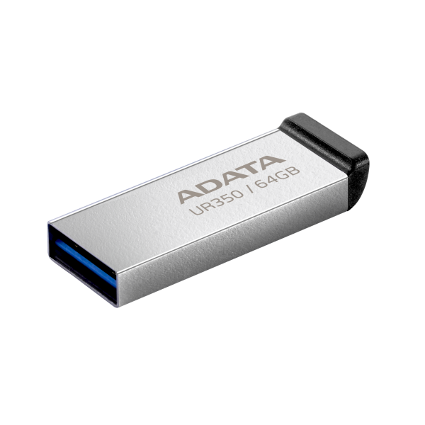 ADATA UR350 unità flash USB 64 GB USB tipo A 3.2 Gen 1 (3.1 Gen 1) Nero [UR350-64G-RSR/BK]