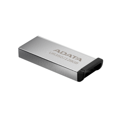 ADATA UR350 unità flash USB 128 GB USB tipo A 3.2 Gen 1 (3.1 Gen 1) Nero, Argento [UR350-128G-RSR/BK]