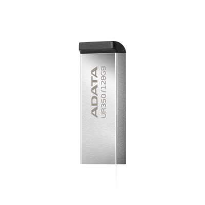 ADATA UR350 unità flash USB 128 GB USB tipo A 3.2 Gen 1 (3.1 Gen 1) Nero, Argento [UR350-128G-RSR/BK]