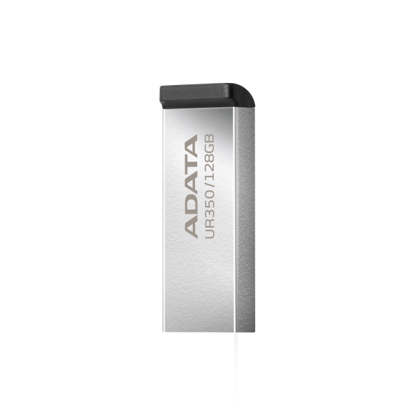 ADATA UR350 unità flash USB 128 GB USB tipo A 3.2 Gen 1 (3.1 Gen 1) Nero, Argento [UR350-128G-RSR/BK]