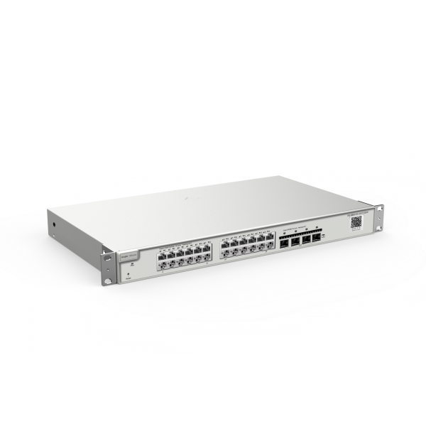 REYEE CLOUD SWITCH MANAGED GIGABIT POE L3 24 X GE POE+ 4 X SFP POWER BUDGET 370W [RG-NBS5100-24GT4SFP-]
