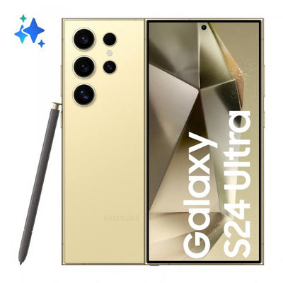 Samsung Galaxy S24 Ultra Smartphone AI, Display 6.8'' QHD+ Dynamic AMOLED 2X, Fotocamera 200MP, RAM 12GB, 512GB, 5.000 mAh, Titanium Yellow [SM-S928BZYHEUE] - ITPartners